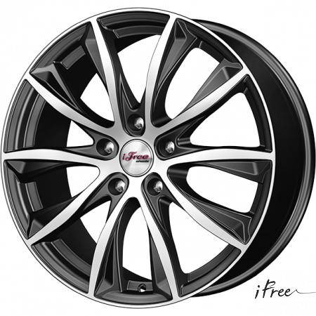 iFree KC684-mb Kazantip 18x7.5 5x105 DIA 56,6 ET 38 Блэк джек